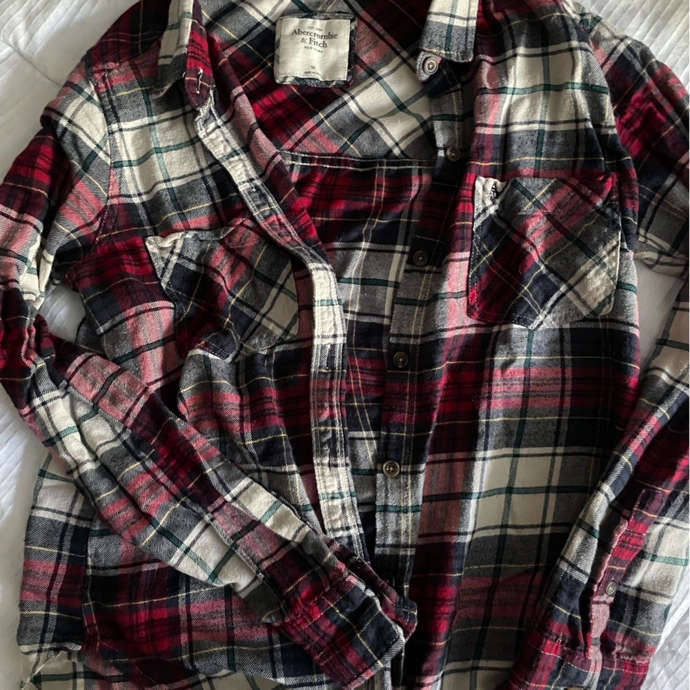 Abercrombie and Fitch plaid flannel